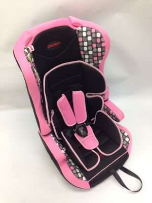 Chelino Phantom Car Seat Group 1, 2 & 3 (9 to 36 Kg) (Black & Pink)