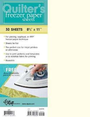 Quilter's Freezer Paper Sheets - 30 Sheets: 8 1/2" X 11" (Loose-leaf)