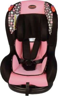 Chelino Veyron Deluxe Car Seat Group 0, 1 & 2 (0 to 25 Kg) (Black & Pink)