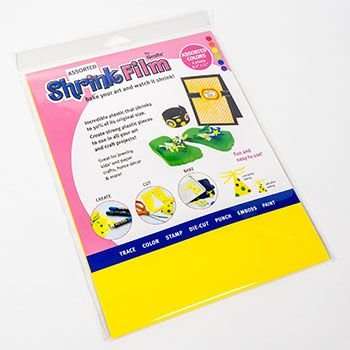 Grafix Assorted Clear Shrink Film 8.5 x 11 inches - 6 Pack