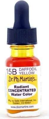 Dr. Ph. Martin's Radiant Watercolour Dye - Daffodil Yellow (15ml)