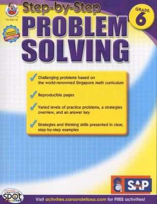 Step-By-Step Problem Solving, Grade 6 (Paperback)