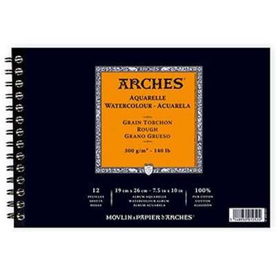 Arches Aquarelle Spiral Pad Rough (19x26cm)