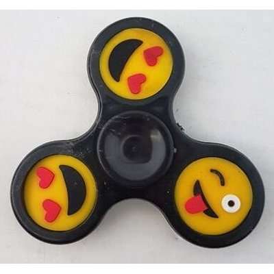 Fidget Spinner - Black Emoji