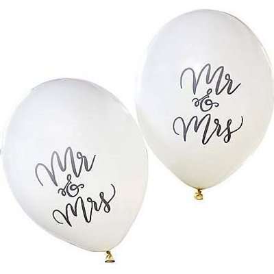 Boho - Balloons - Mrs And Mrs (Pack of 10)