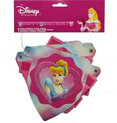 Disney Princess "Princess & Animals" - Happy Birthday Die-Cut Banner