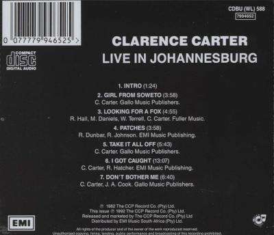 Live In Johannesburg (CD)