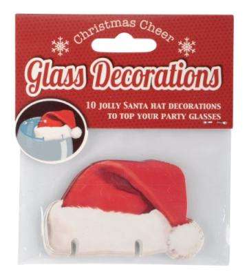 Christmas Cheer - Glass Decorations (Pack of 10)