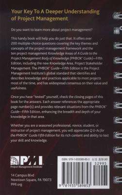 Q&As for the Pmbok Guide (Spiral bound, 5th Revised edition)