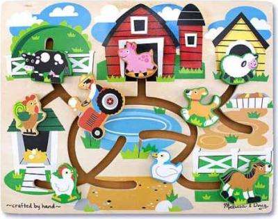 Melissa & Doug Maze Puzzles - Farm