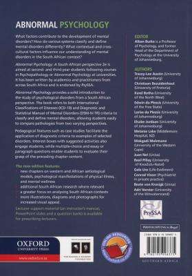 Abnormal Psychology - A South African Perspective (Paperback, 2nd Revised edition)