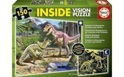Educa Jigsaw Puzzle - Dinosaurs Inside Vision (150 Pieces)