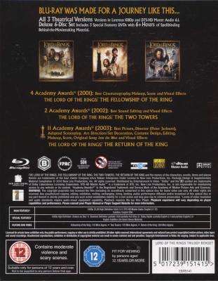 The Lord Of The Rings Trilogy  - The Fellowship Of The Rings / The Two Towers / The Return Of The Ki