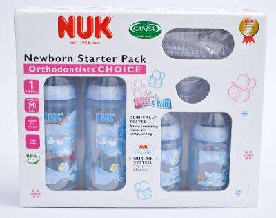 NUK First Choice Starter Pack (0-18 Months)(Blue)