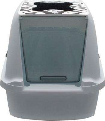 Catit Hooded Cat Pan (Large) (White Tiger) (57 x 46.5 x 39cm)