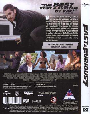 Fast & Furious 7 (DVD)