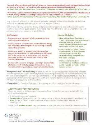 Management and Cost Accounting (Paperback, 9th Revised edition)