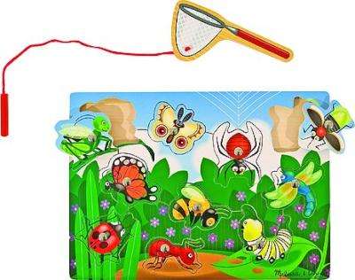 Melissa & Doug Magnetic Puzzle Games - Bug-Catching