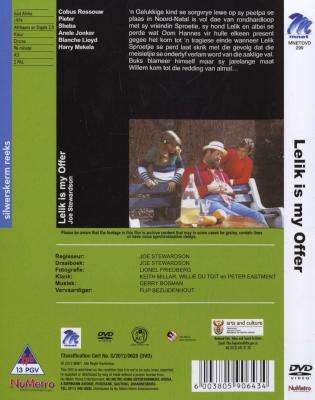 Lelik Is My Offer (Afrikaans, DVD)
