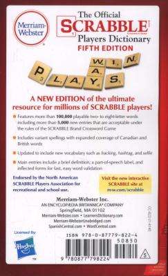 The Official Scrabble Players Dictionary, Fifth Edition (Paperback)