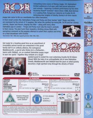 101 Dalmatians/102 Dalmatians (English, Norwegian, Danish, DVD)