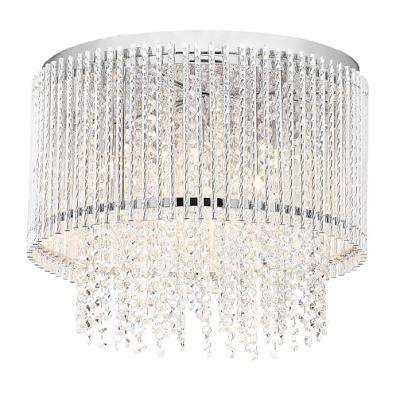 Radiant Chimes Ceiling Light - 6 Globe Fitting (Chrome)