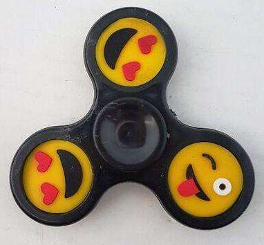Fidget Spinner - Black Emoji