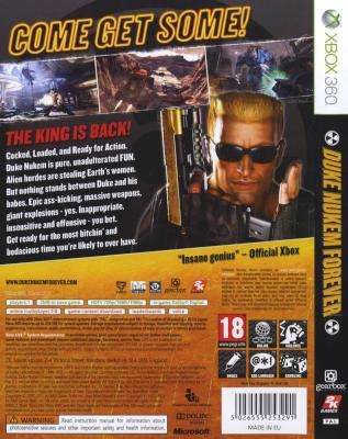 Duke Nukem: Forever (XBox 360, DVD-ROM)