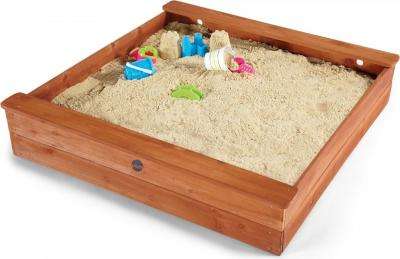 Plum - Square Wooden Sand Pit