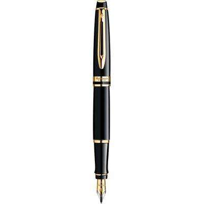 Waterman Expert Medium Fountain Pen (Black and Gold)