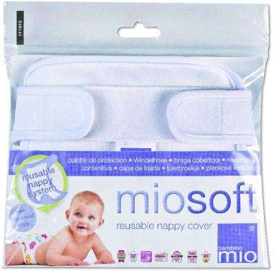 Bambino Mio Miosoft Waterproof Nappy Cover (Small)(White)
