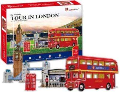 Cubic Fun 3D Puzzle - Tour In London (UK) (119 Pieces)