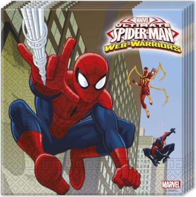 Ultimate Spiderman Web Warriors - 20 2-Ply Paper Napkins
