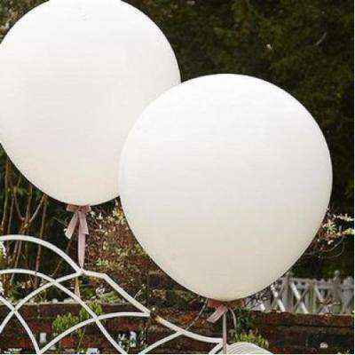 Vintage Affair - Huge Balloons White (Pack of 3)