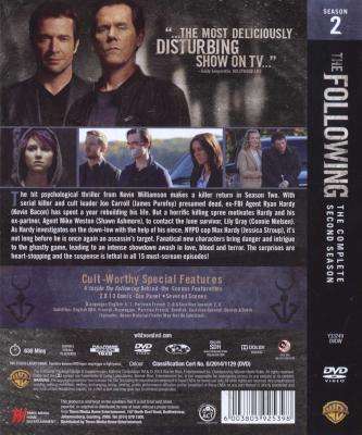 The Following - Season 2 (DVD, Boxed set)