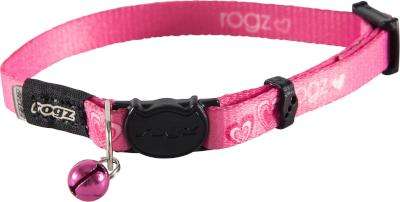 Rogz KiddyCat Safeloc Breakaway Cat Collar - Extra Small 8mm (Pink Hearts Design)