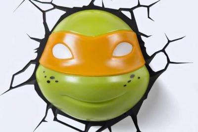 3D Light FX Michelangelo Teenage Mutant Ninja Turtles 3D Deco Night Light