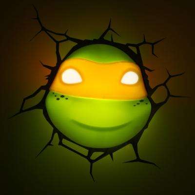 3D Light FX Michelangelo Teenage Mutant Ninja Turtles 3D Deco Night Light