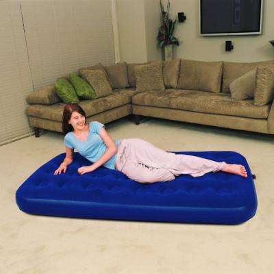 Bestway Flocked Twin Air Bed (188 x 99 x 22cm)