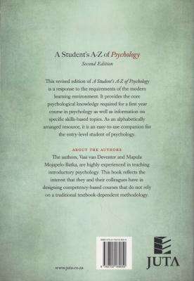 A Student's A-Z Of Psychology (Paperback, 2nd edition)