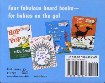 The Little Blue Box of Bright and Early Board Books by Dr. Seuss (Multiple copy pack)