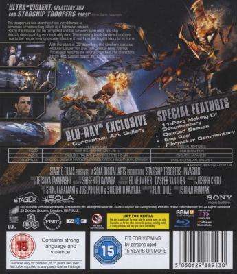 Starship Troopers: Invasion (Blu-ray disc)