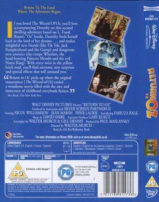Return To Oz (DVD)