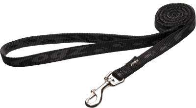 Rogz Alpinist Matterhorn Fixed Dog Lead - Medium 16mm (Black Rogz Design)