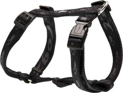 Rogz Alpinist Matterhorn Dog H-Harness - Medium 16mm (Black Rogz Design)