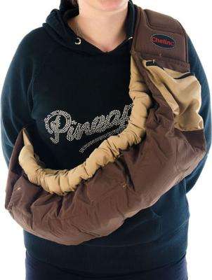 Chelino Multi-Position Padded Baby Sling / Carrier - Brown / Beige