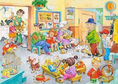 Castorland At The Vet Puzzle (120 Pieces)