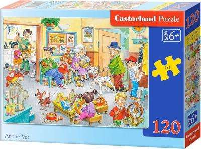 Castorland At The Vet Puzzle (120 Pieces)