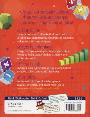 Oxford Primary Illustrated Maths Dictionary (Paperback)