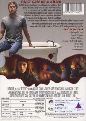 Dexter - Season 5 (DVD, Boxed set)